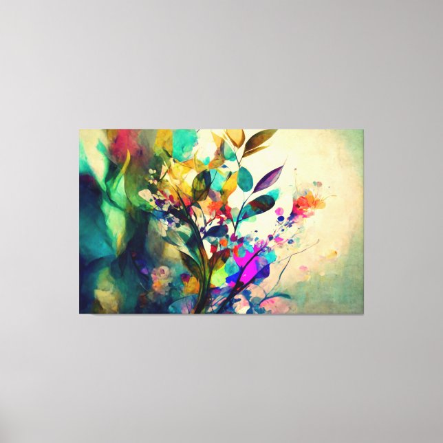 Toile Fleurs de printemps, Art Floral, Fleurs, Art Fleur (Recto)