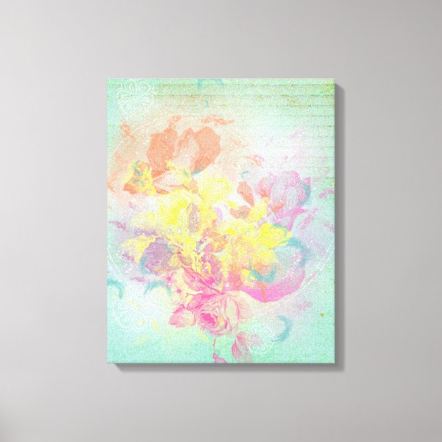 Toile Fleurs d'été (Recto)