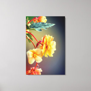 Toile Fleurs, Fleurs Jaunes, Pétales