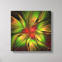 Fleurs imaginaires fractales douces et tendres