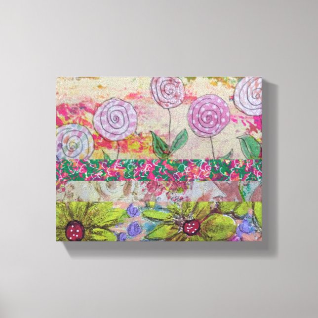 Toile Fleurs multiples (Recto)