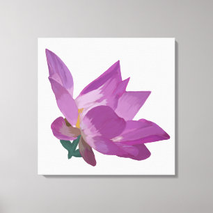 Toile Fleurs peintes