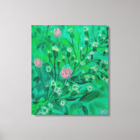 Fleurs Pour Bumblebee, Peinture Fleur sauvage D'Ét