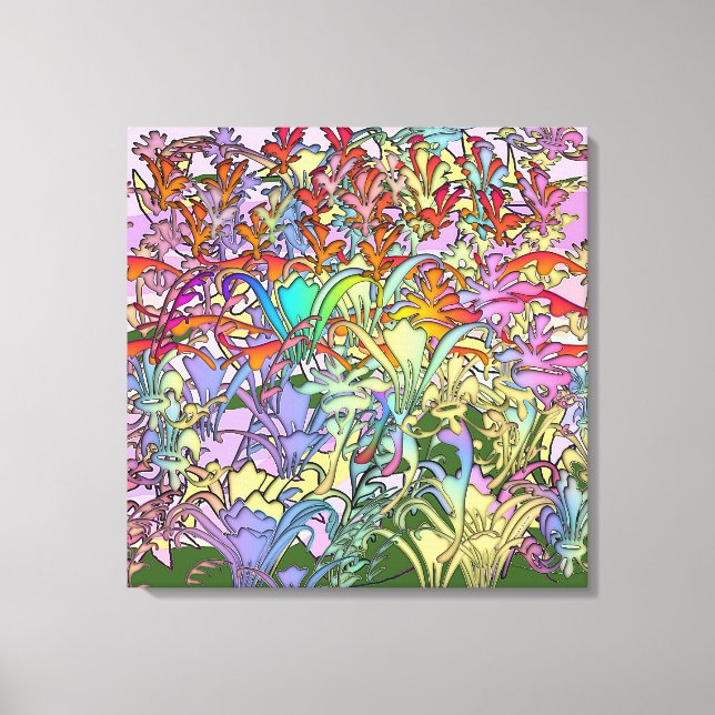 Toile Fleurs variées (Recto)