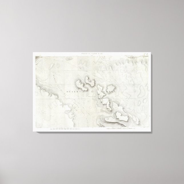 Toile Fleuve Sans Eau, Égypte (Recto)