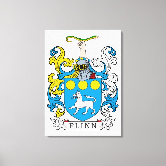 Toile Flinn Family Crest (Recto)