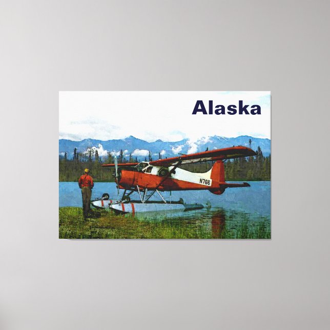 Toile Floatplane De Havilland Beaver (Recto)