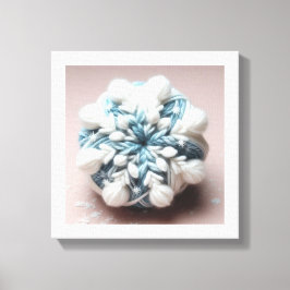 Toile Flocon de neige en coton