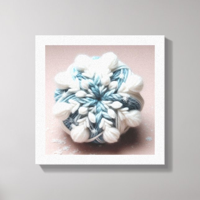 Toile Flocon de neige en coton (Recto)