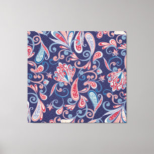 Toile Floral Ethnique : Abstrait Oriental Sans Seamless.