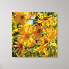 Toile Flores en mi hierbas " fleurs dans mes mauvaises h
