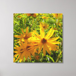 Toile Flores en mi hierbas " fleurs dans mes mauvaises h