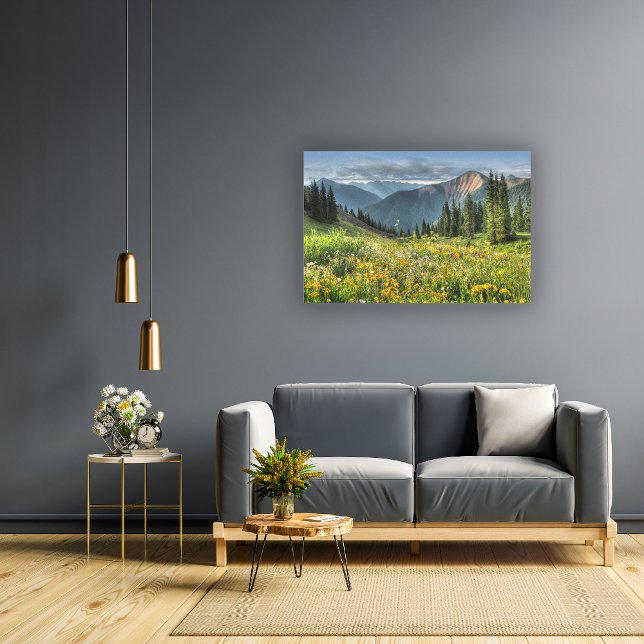 Toile Flowers (homonymie) | Wildflowers Silverton Colora (Créateur téléchargé)