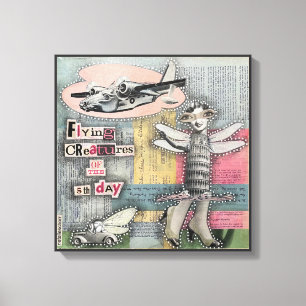 Toile Flying Creatures of the 5th Day par Natalie Schorr