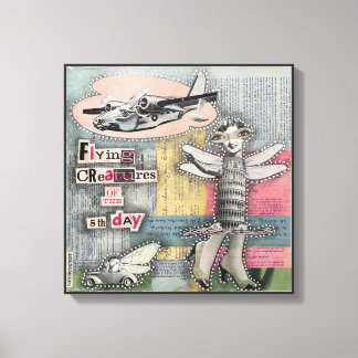 Toile Flying Creatures of the 5th Day par Natalie Schorr
