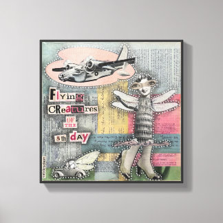 Toile Flying Creatures of the 5th Day par Natalie Schorr