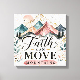 Toile Foi Qui Déplace Les Montagnes