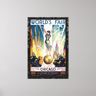 Toile Foire mondiale de Chicago 1933