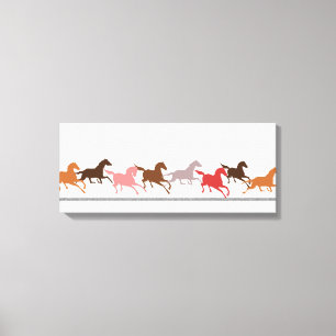 Toile Fonctionnement de chevaux sauvages