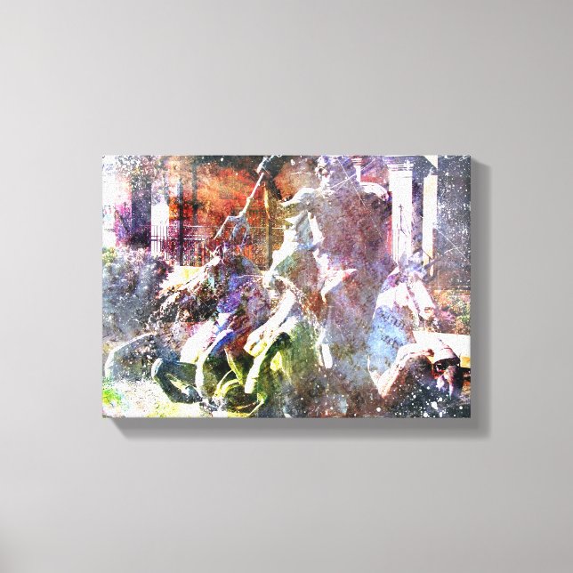 Toile Fontaine de Neptune Kansas (Recto)