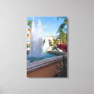 Toile Fontaine d'eau tropicale