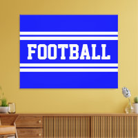FOOTBALL Athlétique Bleu Bleu Bleu Bleu Blancs Str