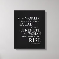 Force De La Femme Inspirer Citation Art Canvas Noi
