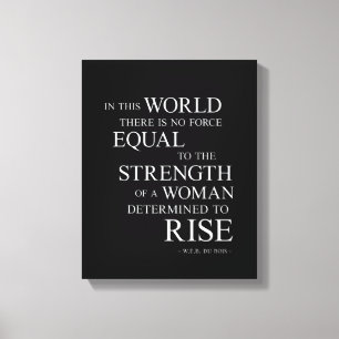 Toile Force De La Femme Inspirer Citation Art Canvas Noi