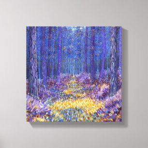 Toile Forêt bleue 2 2012
