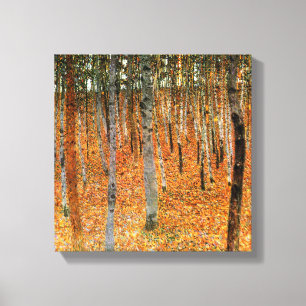 Toile Forêt de hêtres par Gustav Klimt Fine Art Canvas