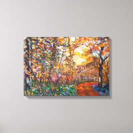 Toile Foret en automne