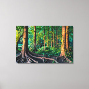 Toile Forêt en été