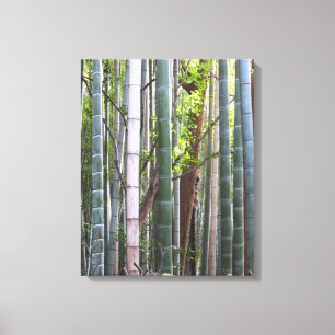 Toile Forêt géante japonaise de bambou, Sagano, Kyoto, J