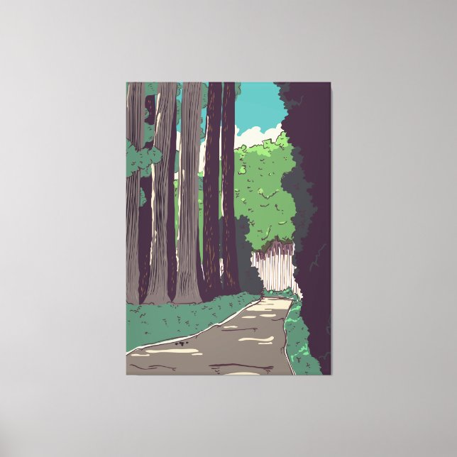 Toile Forêt japonaise (Recto)