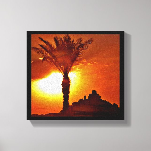 Toile Formations de Sunset Rock (Recto)