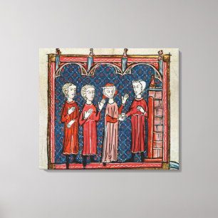 Toile Fornication et crime commis par un prêtre