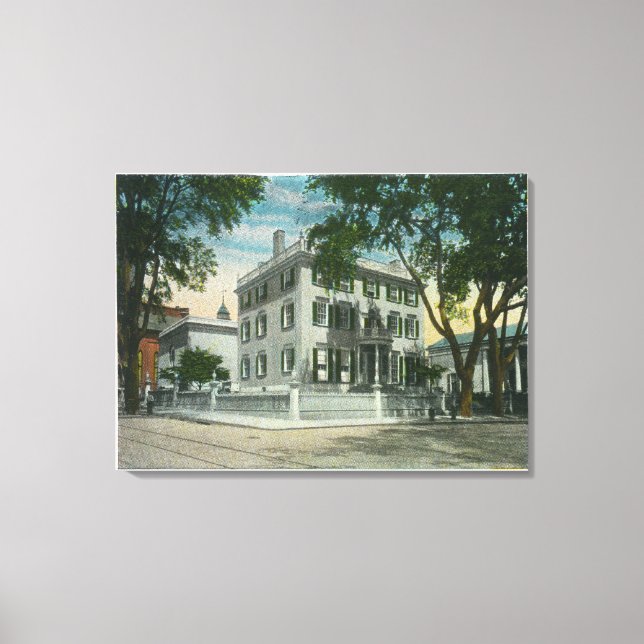 Toile Fort Allen Park Vue de Casco Bay (Recto)