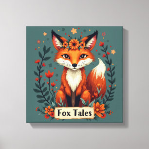 Toile Fox Tales Boho Woodland Animal