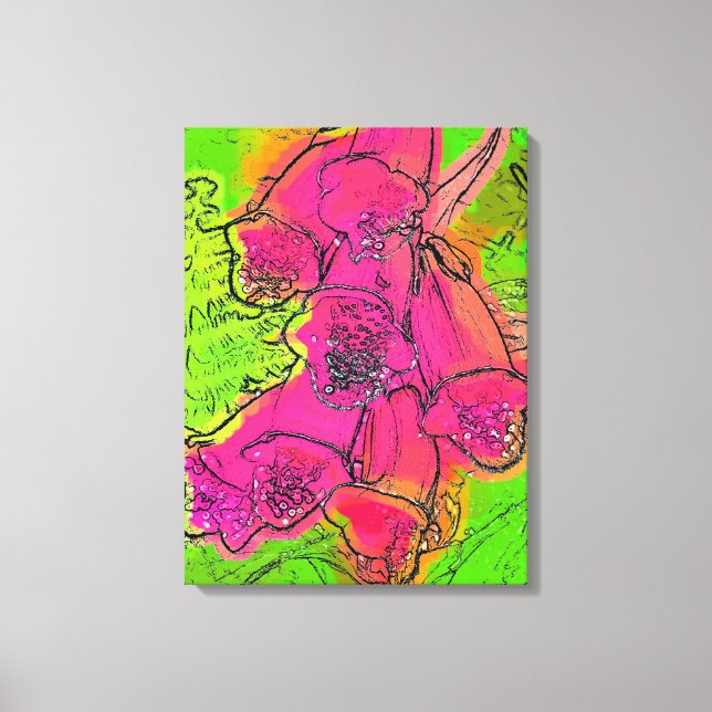 TOILE FOXGLOVES (Recto)