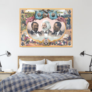 Toile Fr3d3rick Bailey Douglass avec Black Abolitionnist