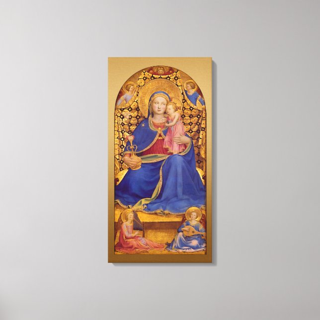 Toile Fra Angelico Vierge de l'Humilité CC0568 (Recto)