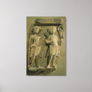 Toile Fragment d'une plaque de bas-soulagement