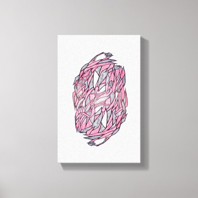 Toile Fragments of Light – Modern Geometric Abstract Ca (Recto)