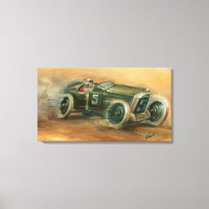 Toile Français Grand prix Racecar par le harpiste