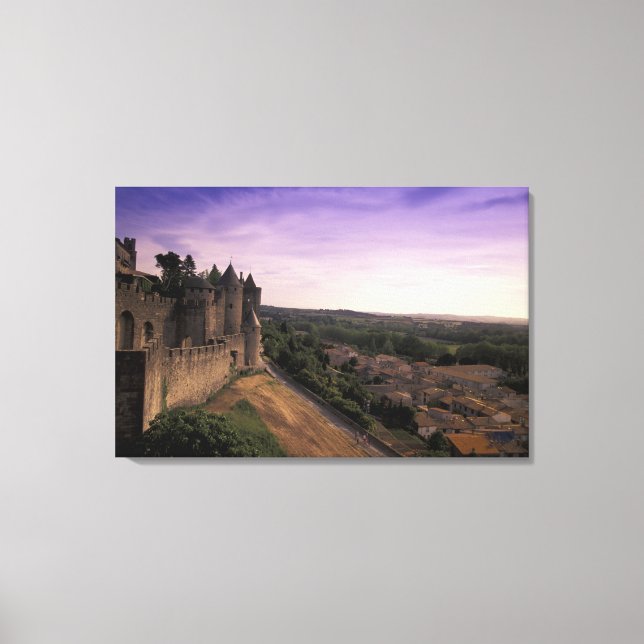 Toile FRANCE, Languedoc Carcassonne (Recto)