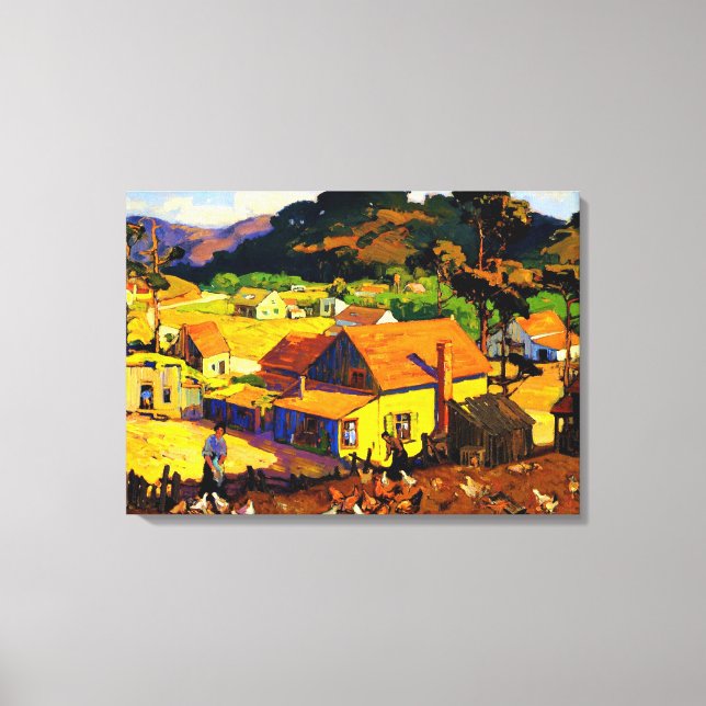 Toile Franz Bischoff - Après-midi Idyl, Cambrie (Recto)