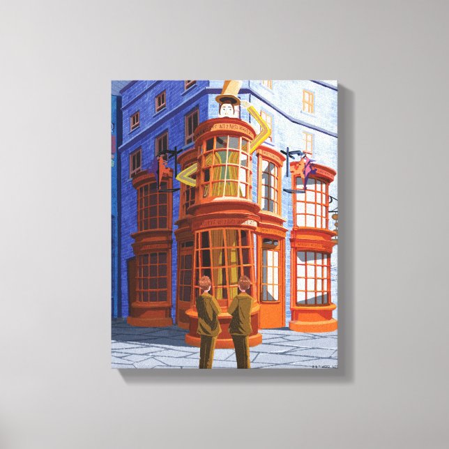 Toile Fred et George à Weasley's Wizard Wheezes (Recto)