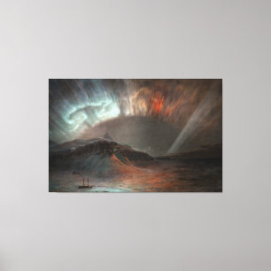 Toile Frederic Edwin Church - Aurore boréale