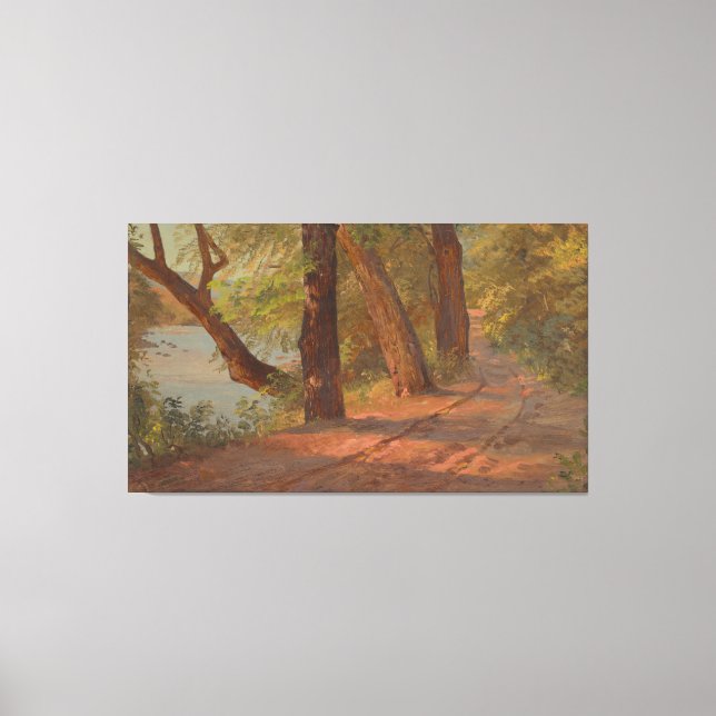 Toile Frederic Edwin Church - Landscape from North Ameri (Recto)