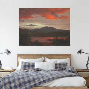 Toile Frederic Edwin Church - Mont Katahdin depuis le la